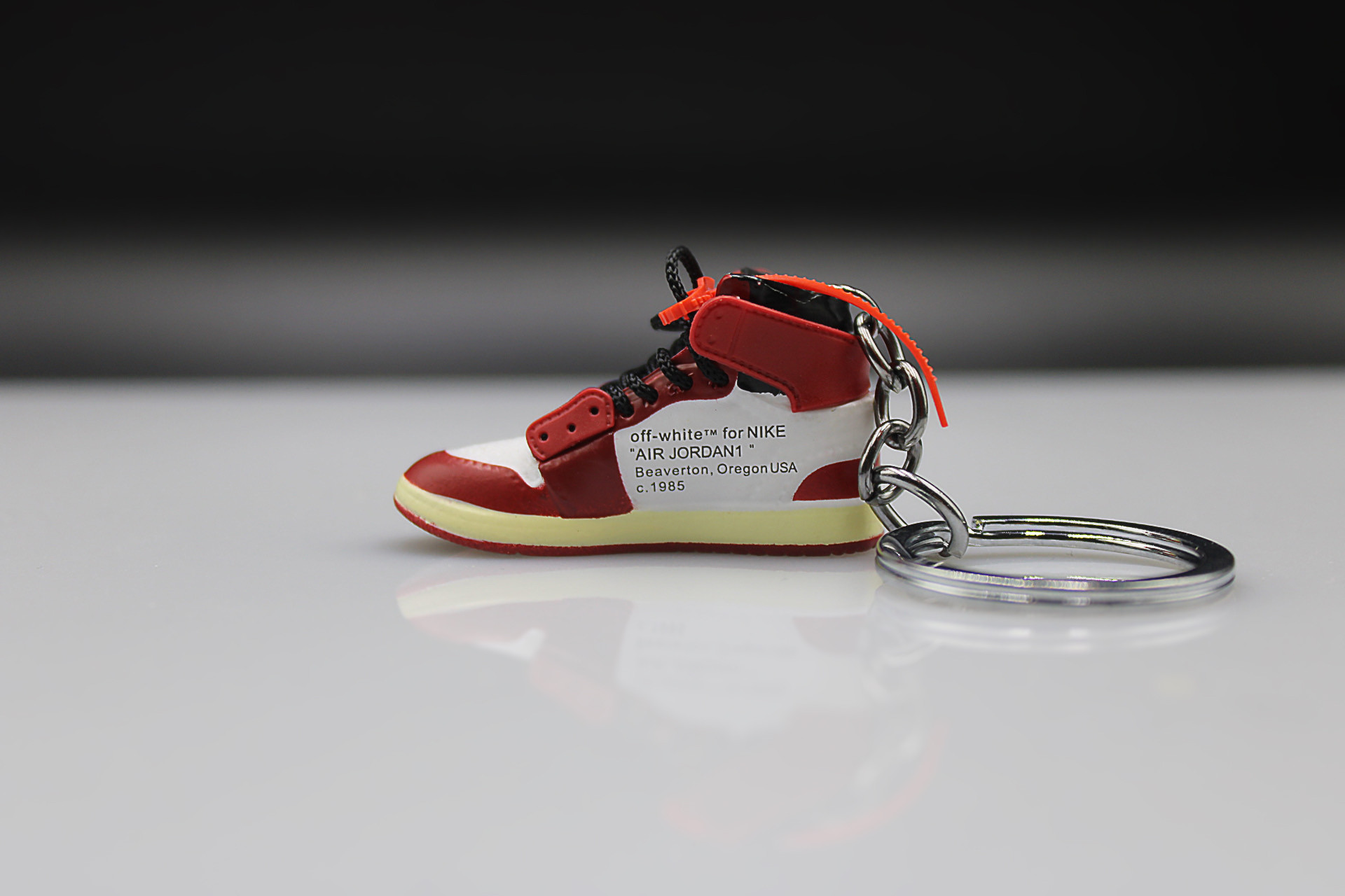 Porte-clés Sneakers 3D - Air Jordan 1 Retro High Off-White - Chicago "The Ten"