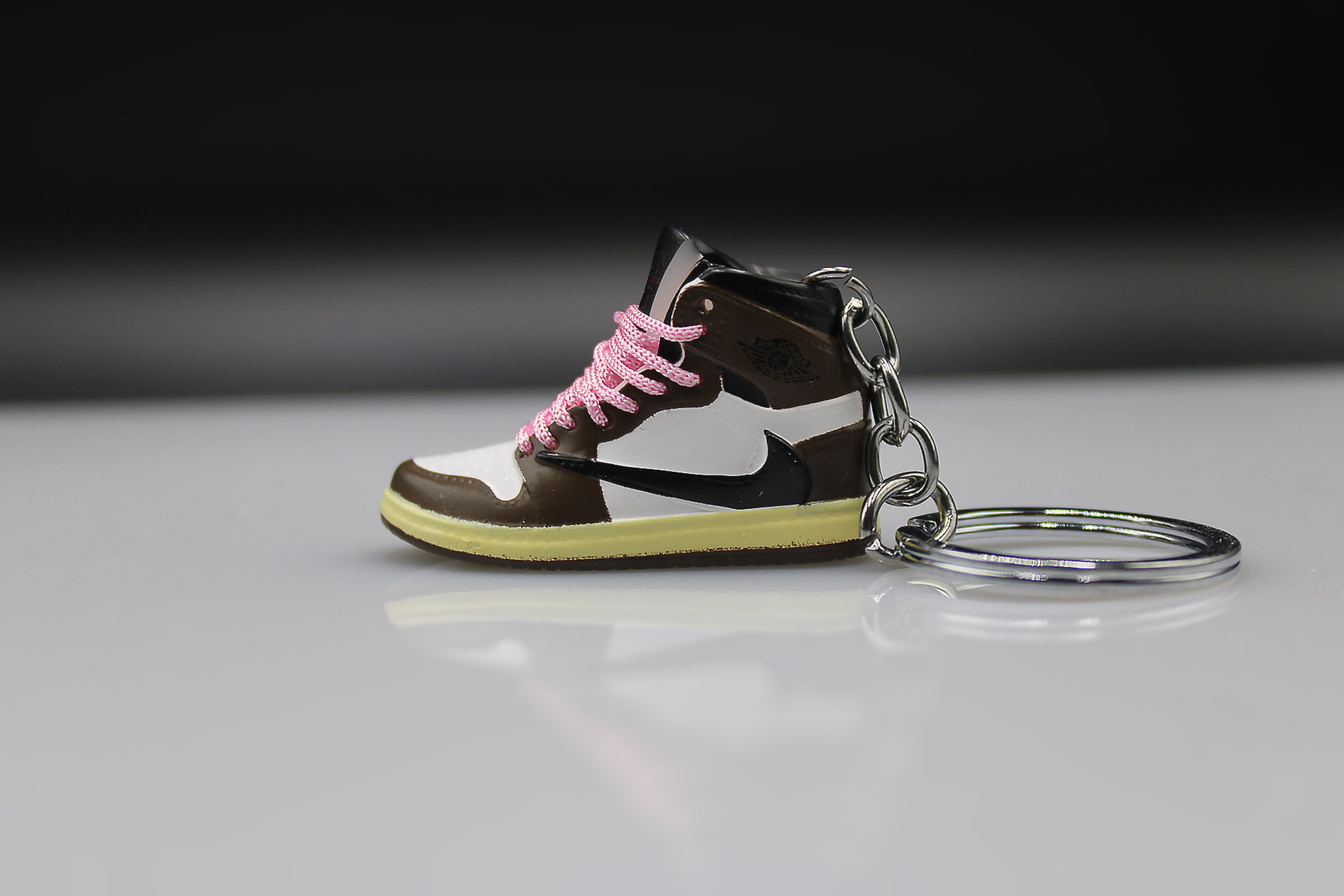 Porte-clés Sneakers 3D - Air Jordan 1 Retro High - Cactus Jack Rose