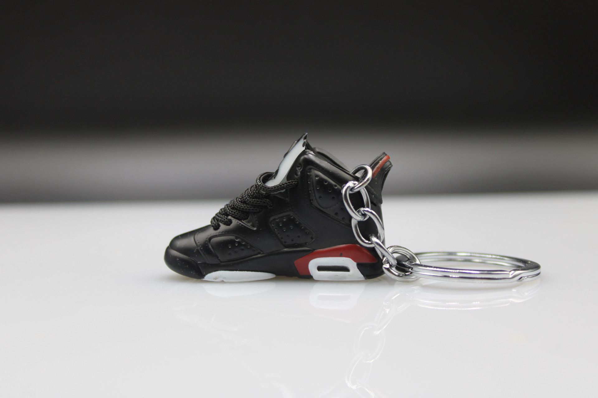 Porte-clés Sneakers 3D - Air Jordan 6 - Black Infrared