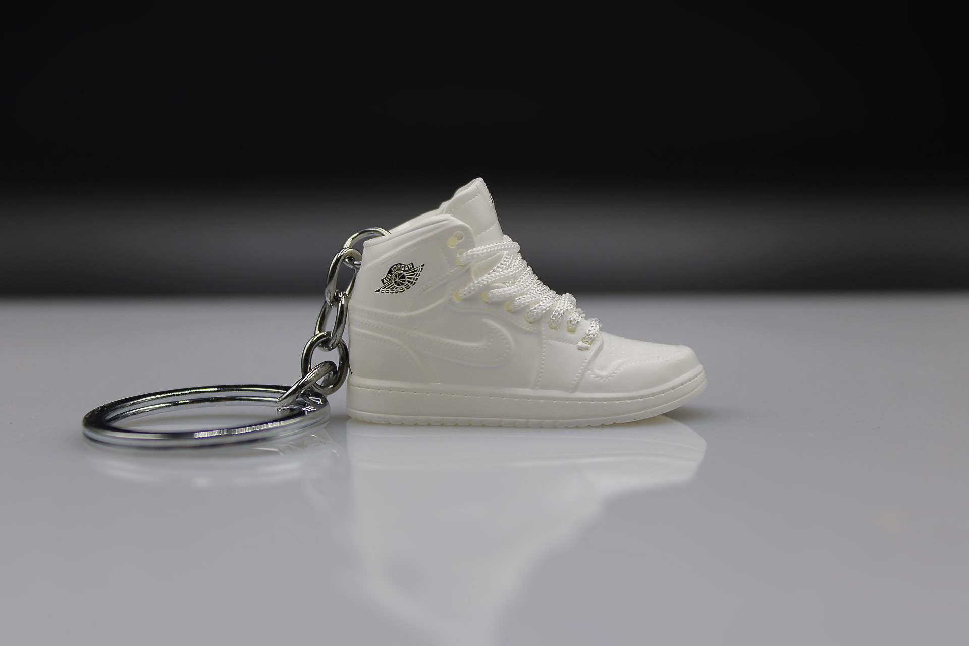 Porte-clés Sneakers 3D - Air Jordan 1 - Blanche