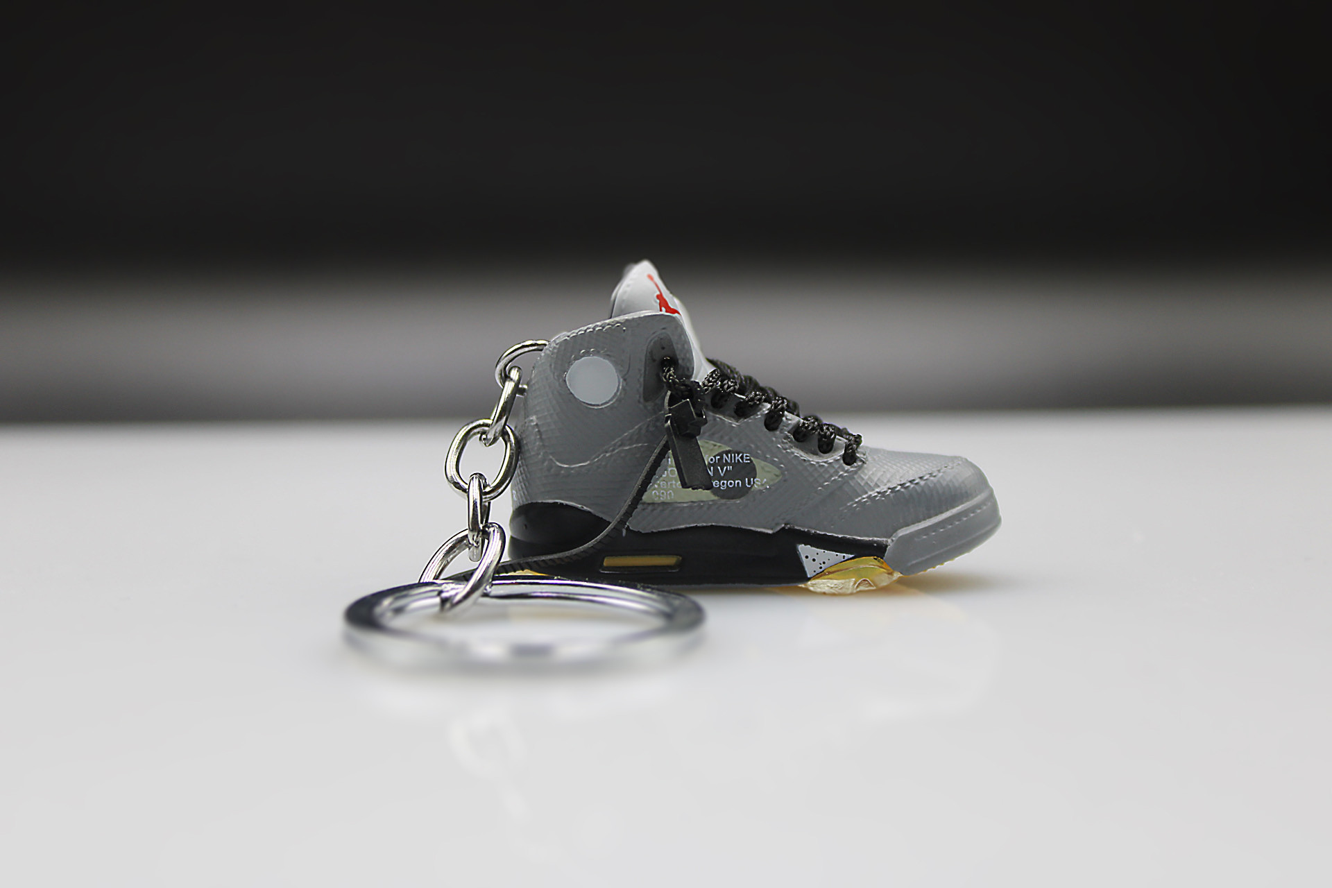 Porte-clés Sneakers 3D - Air Jordan 5 Retro X Off White - Muslin