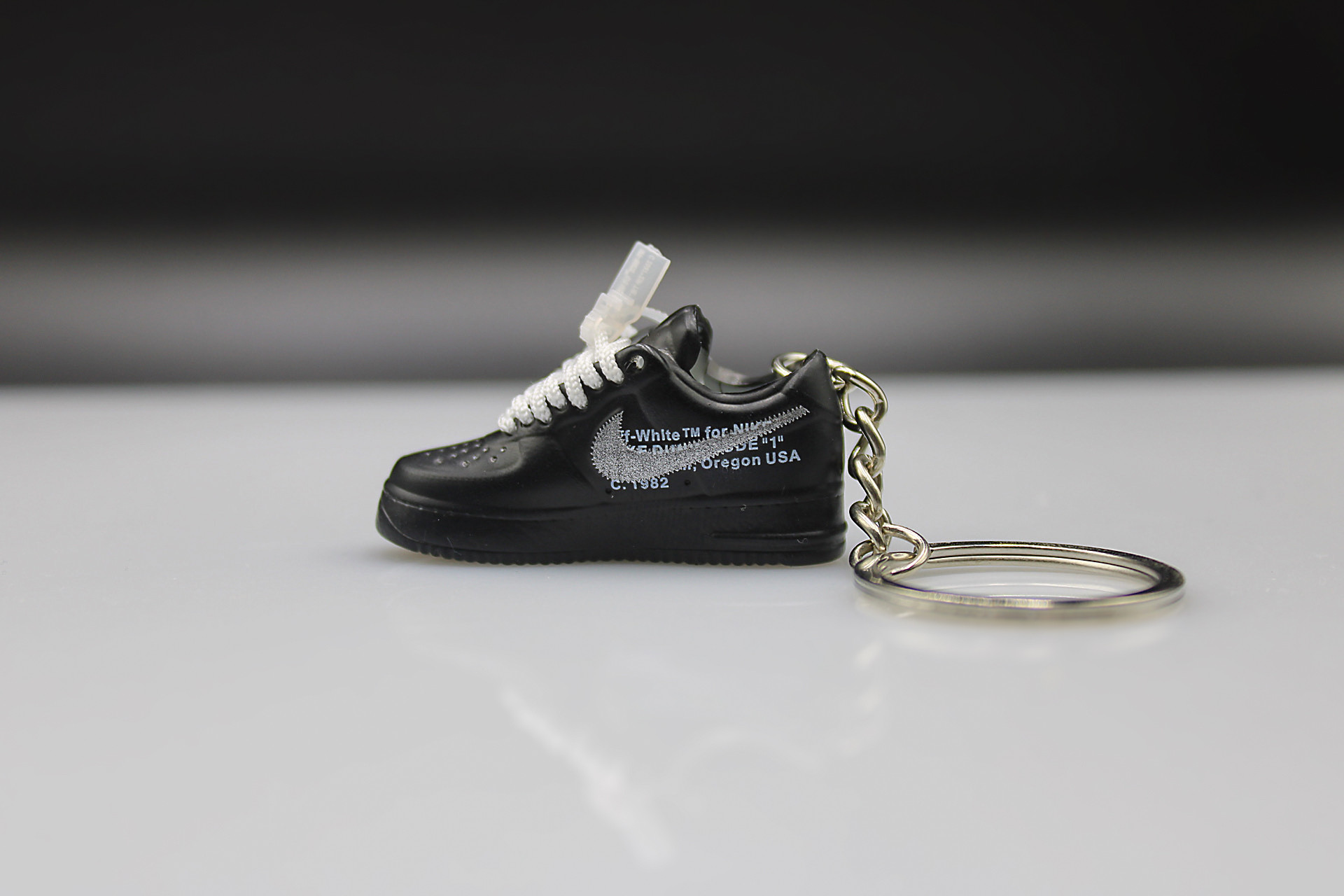 Porte-clés Sneakers 3D - Nike Air Force 1 Low Off-White Black