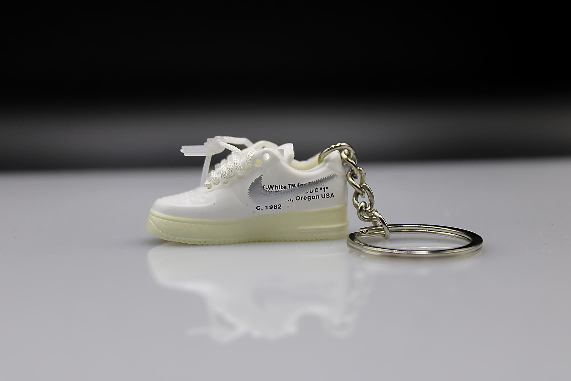 Porte-clés Sneakers 3D - Nike Air Force 1 Low Off-White -  "The Ten"