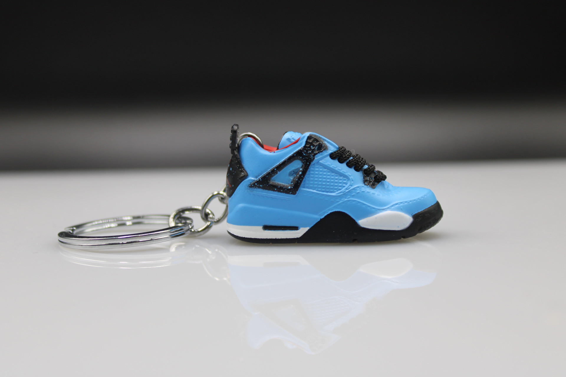 Porte-clés Sneakers 3D - Air Jordan 4 X Travis Scott - Houston Oilers