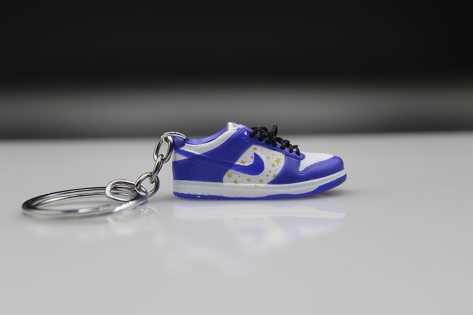 Porte-clés Sneakers 3D - Nike Dunk Low X Supreme - Blue Stars