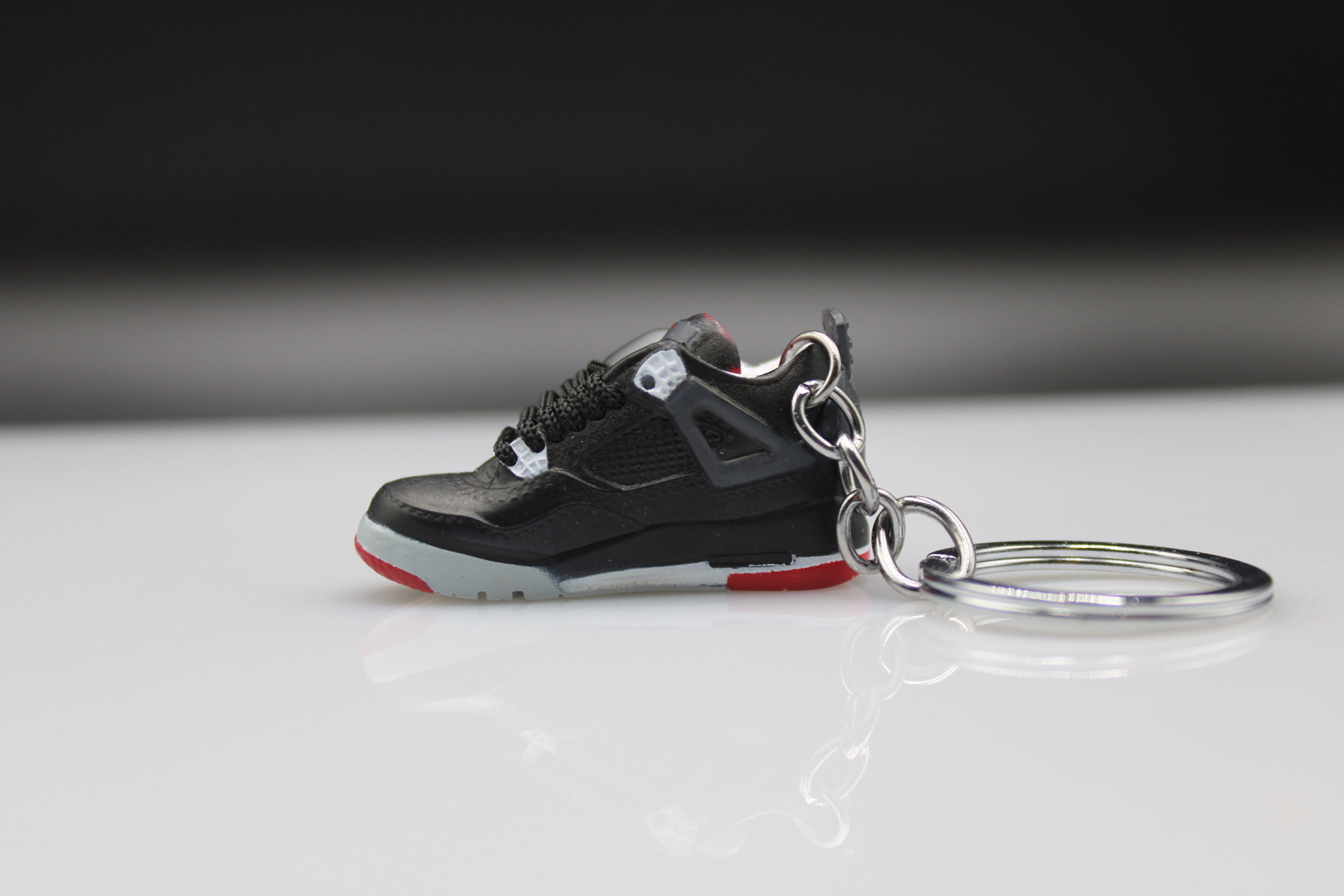 Porte-clés Sneakers 3D - Air Jordan 4 - Black Cement