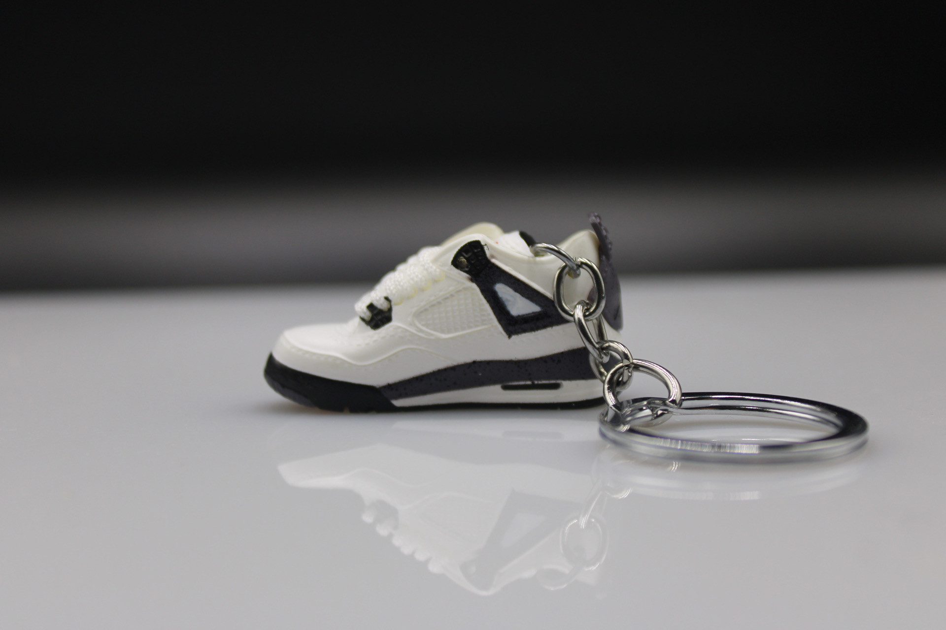 Porte-clés Sneakers 3D - Air Jordan 4 - White Cement